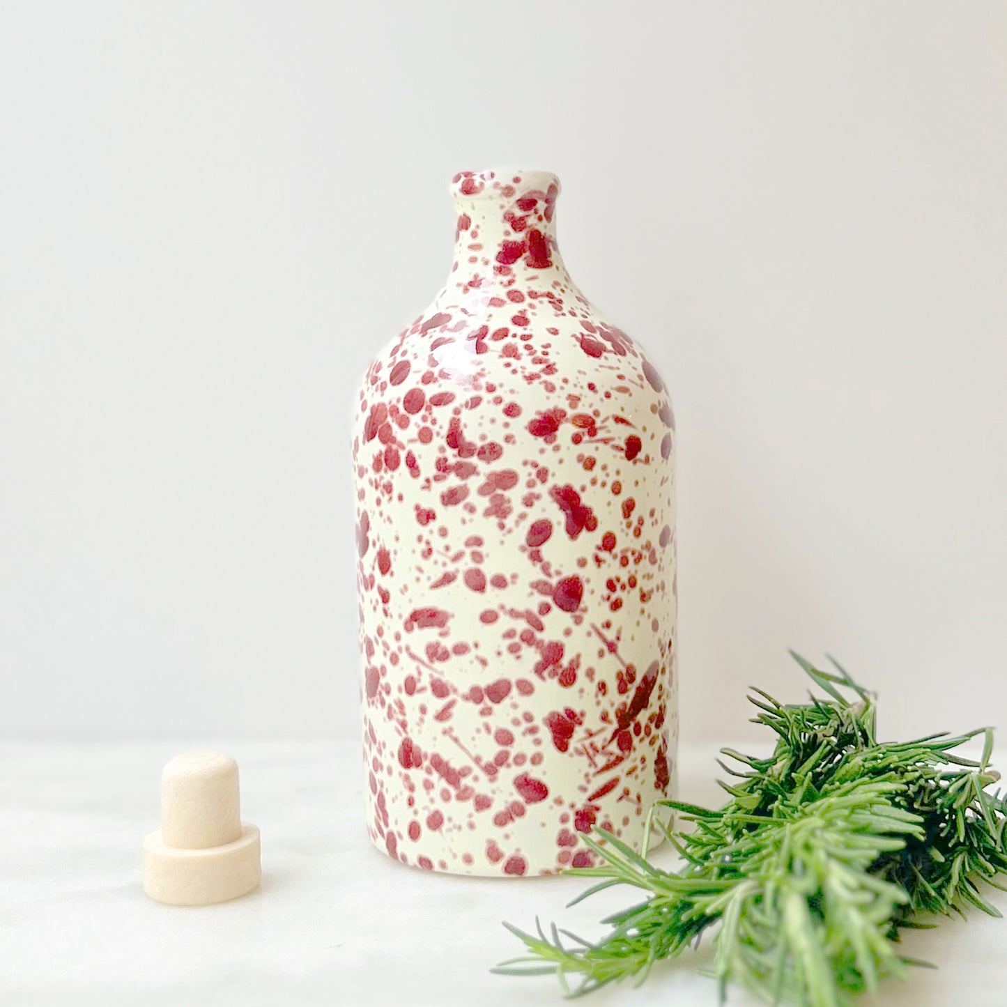 Cranberry Oil & Vinegar Bottle