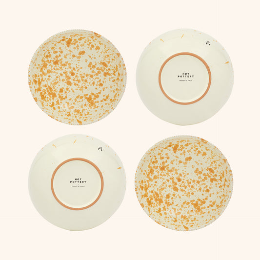 Pasta Bowl Burnt Orange - 4 Pieces