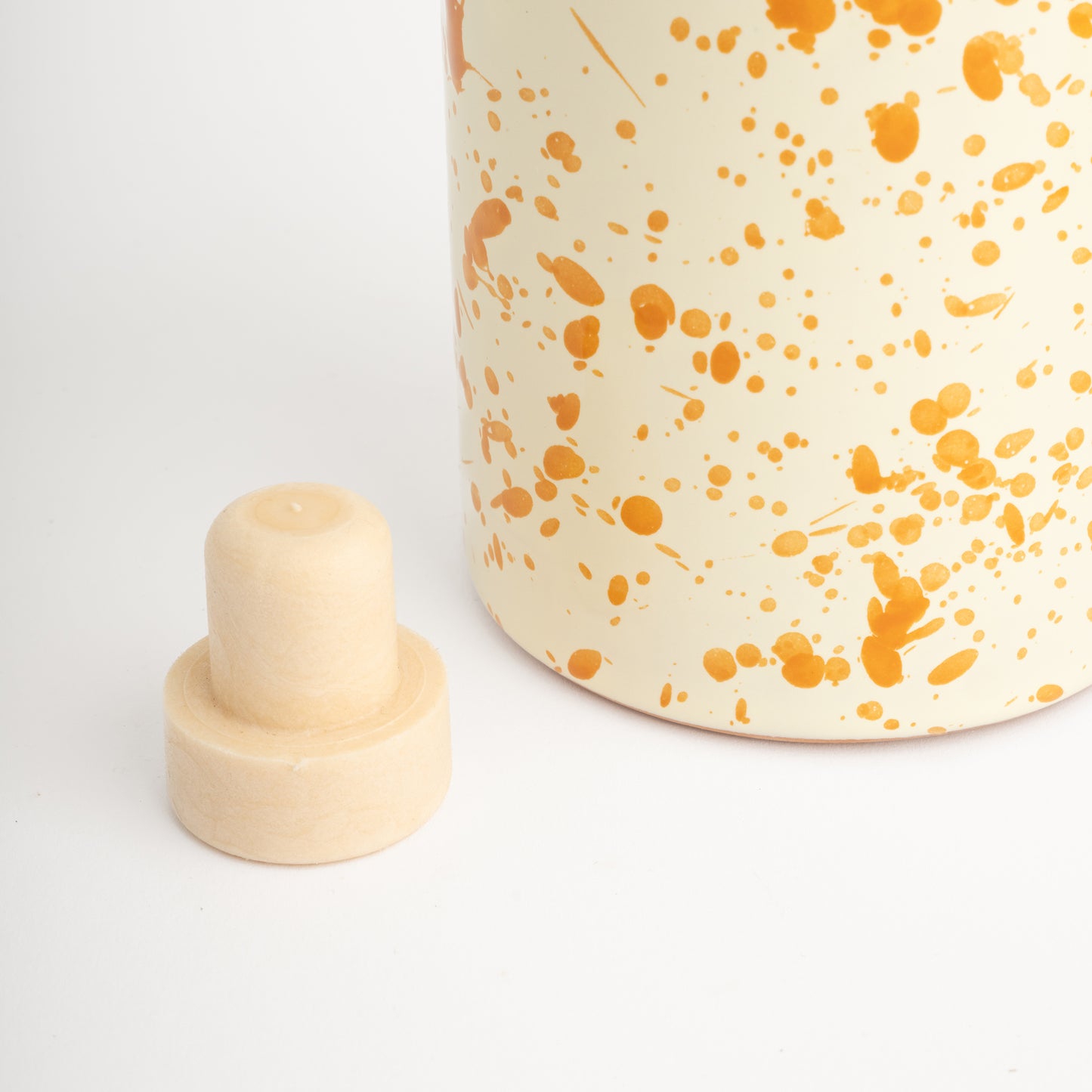 Burnt Orange Oil & Vinegar Bottle