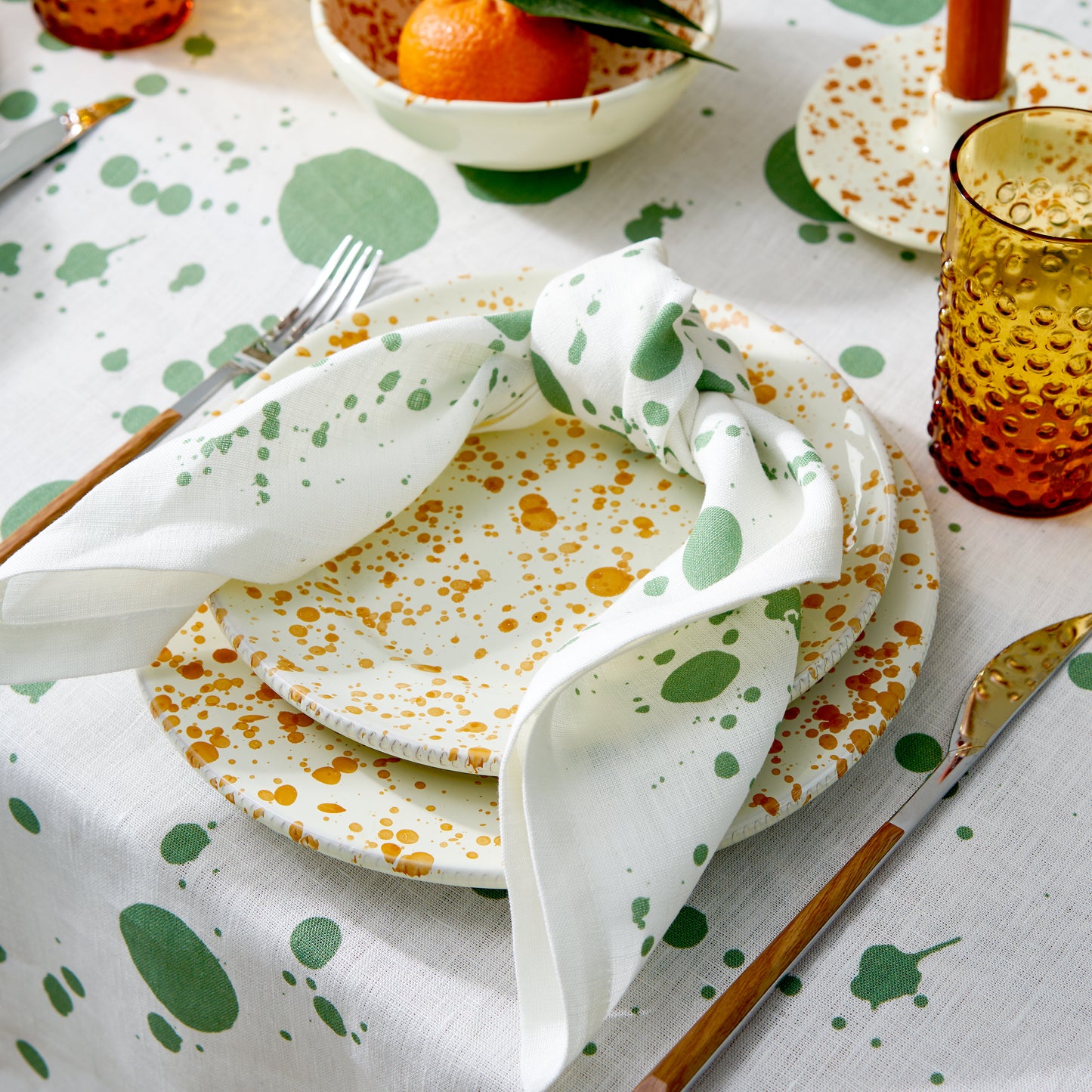 Smoke Green Hot Pottery x Polkra Napkins