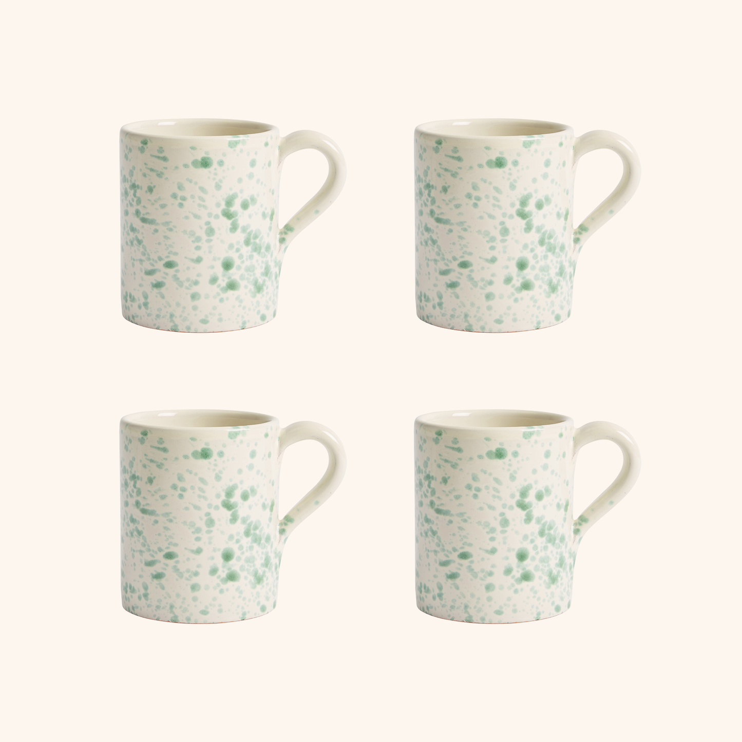 Pistachio Coffee Mug Set - 4 Pieces