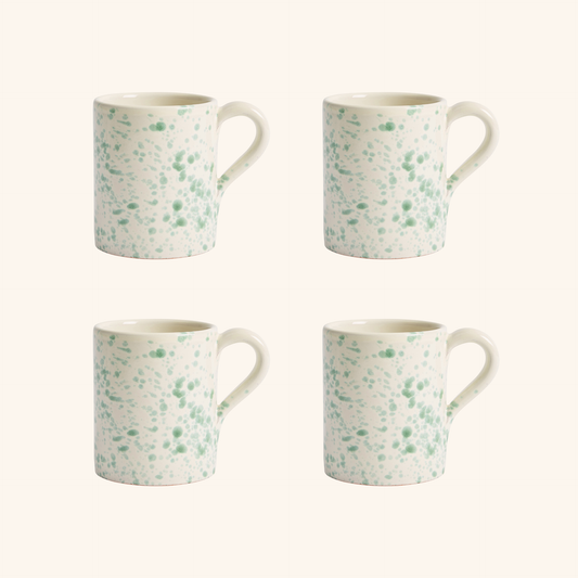 Pistachio Coffee Mug Set - 4 Pieces