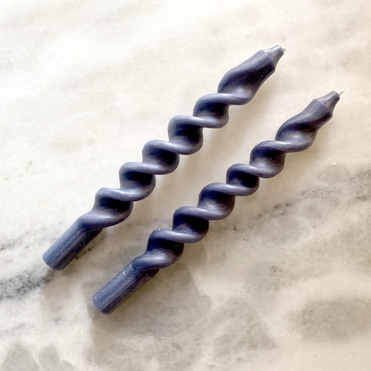 Navy Blue Wide Twist