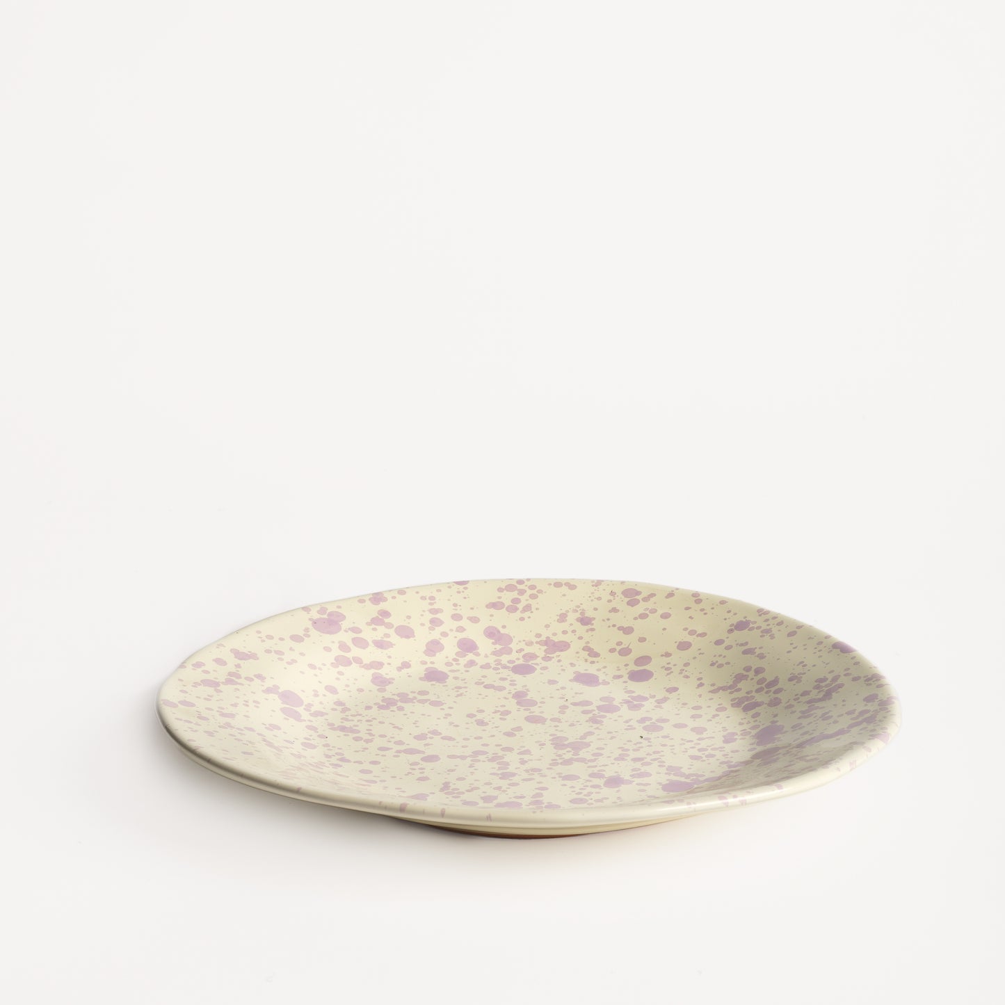 Lilac Shallow Serving Bowl