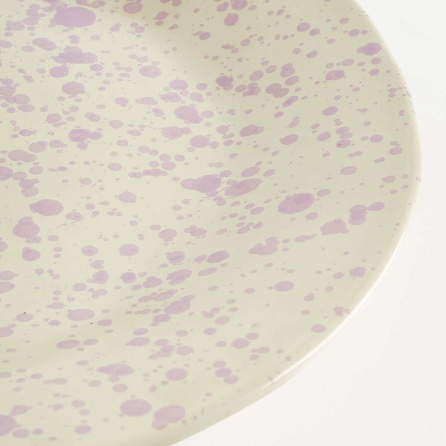 Lilac Shallow Serving Bowl