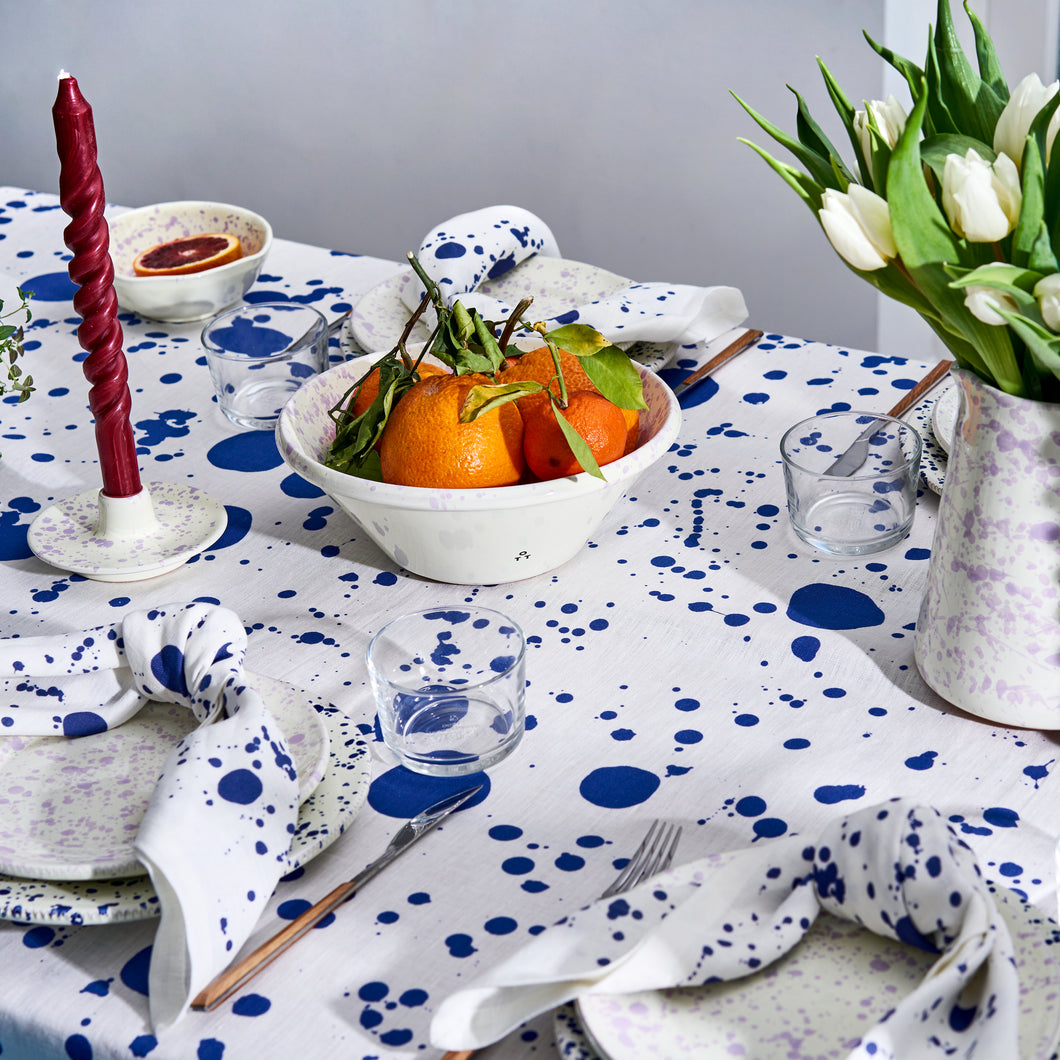 Electric Blue Hot Pottery X Polkra Tablecloth