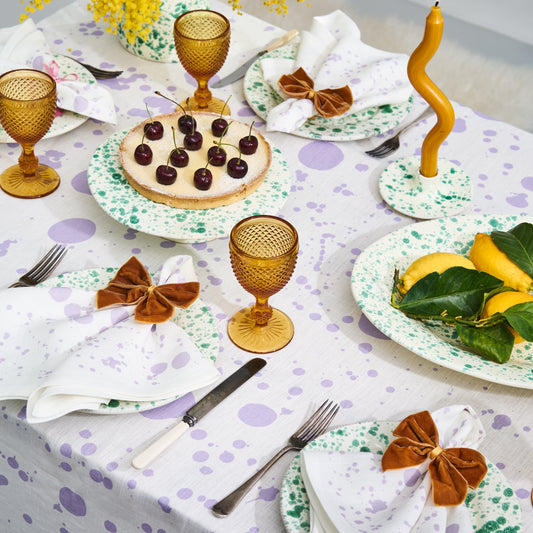 Lilac Hot Pottery x Polkra Tablecloth