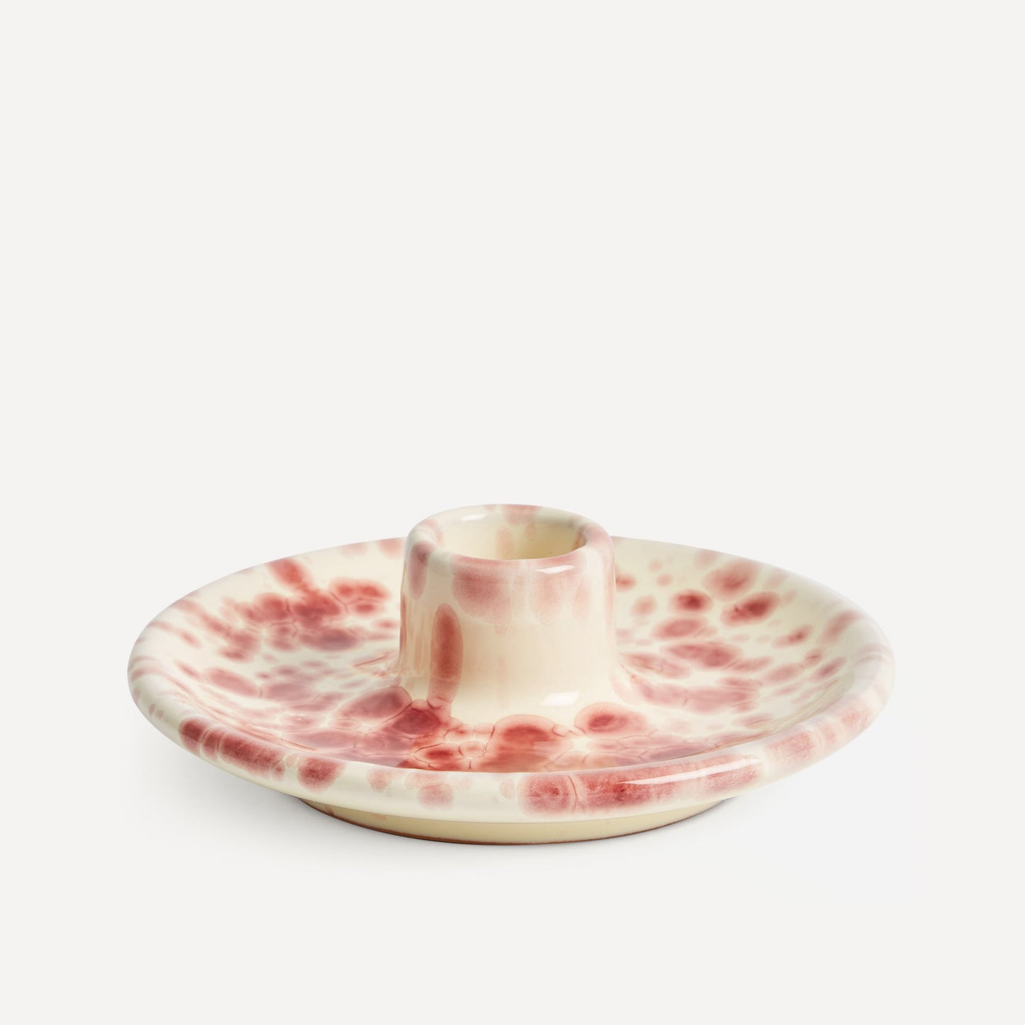Candle Holder Cranberry